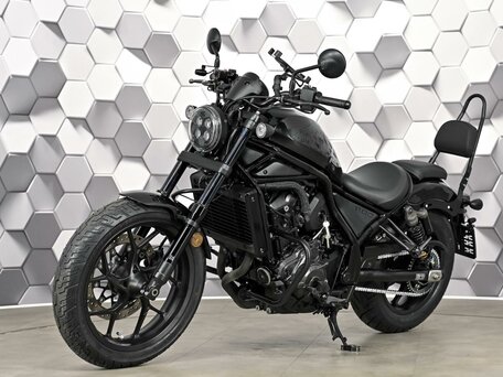 2022 Honda CMX 1100 Rebel, чёрный, 977000 рублей, вид 2