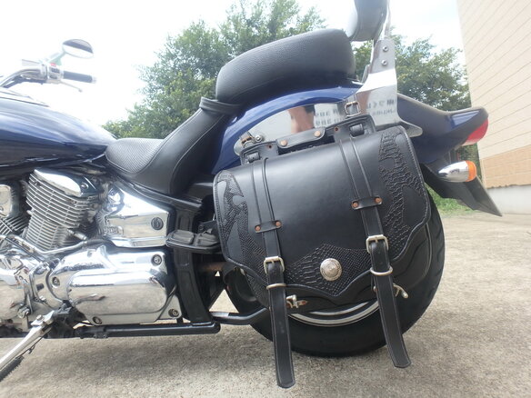 2008 Yamaha XVS1100, синий, 600000 рублей - вид 12