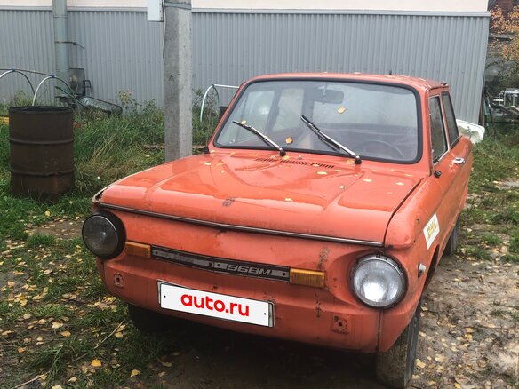 1989 ЗАЗ 968 М, красный, 30000 рублей