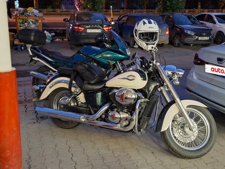1998 Honda Shadow 400, зелёный, 300000 рублей, вид 2