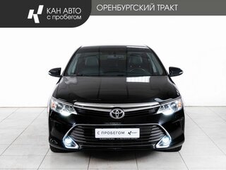 2016 Toyota Camry VII (XV50) Рестайлинг, чёрный, 2100000 рублей, вид 2