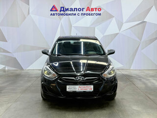 2011 Hyundai Solaris I, чёрный, 670000 рублей, вид 2