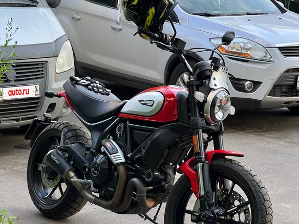 2021 Ducati Scrambler 800, красный, 650000 рублей
