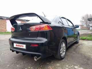 2007 Mitsubishi Lancer X, чёрный, 650000 рублей, вид 3
