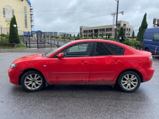 2007 Mazda 3 I (BK) Рестайлинг, красный, 220000 рублей, вид 4