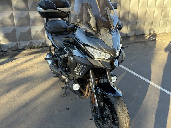 2020 Kawasaki Versys 1000, чёрный, 1350000 рублей - вид 8