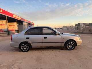 2006 Hyundai Accent ТагАЗ II, серебристый, 185000 рублей, вид 5