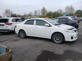 2012 Toyota Corolla X (E140, E150) Рестайлинг, белый, 500000 рублей, вид 3
