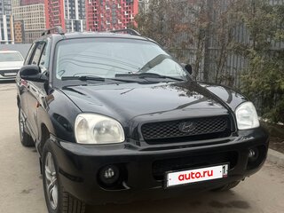 2004 Hyundai Santa Fe I, чёрный, 490000 рублей, вид 4