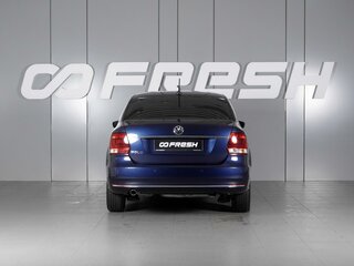2017 Volkswagen Polo V Рестайлинг, синий, 1249000 рублей, вид 4