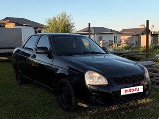 2010 Lada (ВАЗ) Priora I, чёрный, 195000 рублей, вид 1