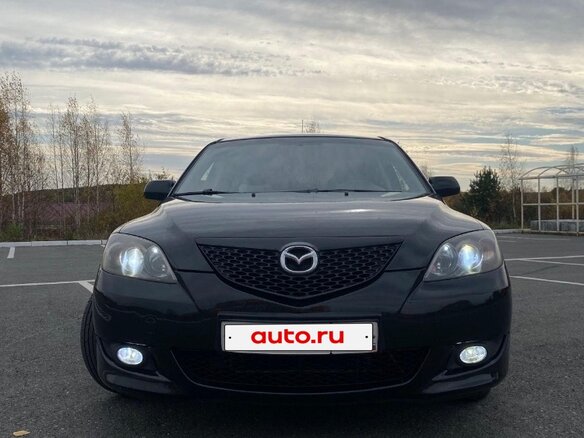 2005 Mazda 3 I (BK), чёрный, 600000 рублей - вид 6
