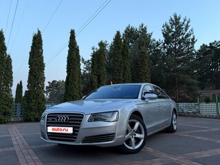 2011 Audi A8 Long III (D4), серебристый, 2200000 рублей, вид 2