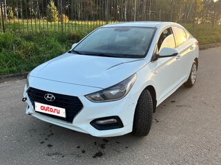 2018 Hyundai Solaris II, белый, 790000 рублей, вид 1