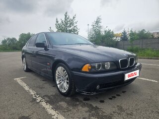 2000 BMW 5 серии 520i IV (E39) Рестайлинг, синий, 600000 рублей, вид 3