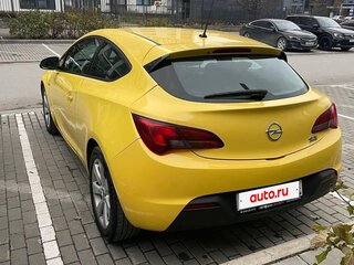 2013 Opel Astra GTC J Рестайлинг, жёлтый, 870000 рублей, вид 5