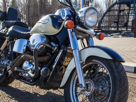 1999 Honda Shadow 400, синий, 400000 рублей, вид 4