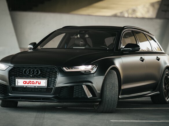 2017 Audi RS 6 performance III (C7) Рестайлинг, чёрный - вид 1