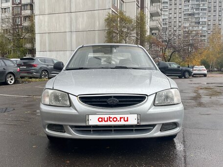 2007 Hyundai Accent ТагАЗ II, серый, 330000 рублей, вид 1