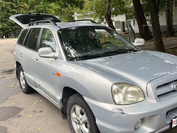 2008 Hyundai Santa Fe Classic Classic, серый, 700000 рублей - вид 1