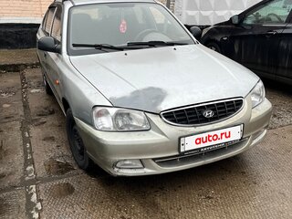 2004 Hyundai Accent ТагАЗ II, серебристый, 200000 рублей, вид 1