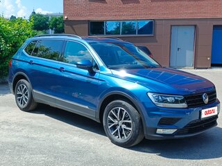2019 Volkswagen Tiguan II, синий, 2420000 рублей, вид 4