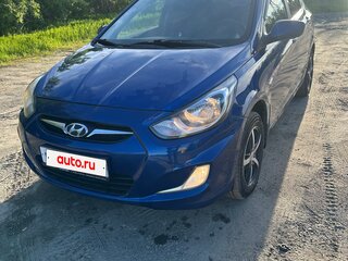 2012 Hyundai Solaris I, синий, 550000 рублей, вид 1