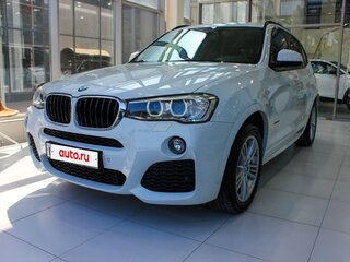 2017 BMW X3 20i xDrive II (F25) Рестайлинг, белый, 2650000 рублей, вид 1
