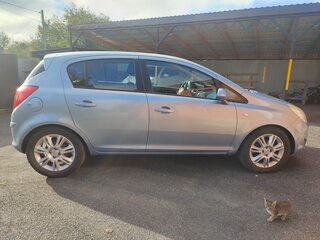 2008 Opel Corsa D, голубой, 380000 рублей, вид 4