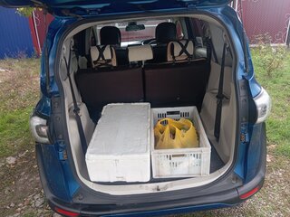2016 Toyota Sienta II, голубой, 1250000 рублей, вид 5