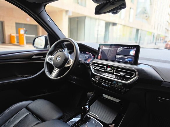 2022 BMW X3 20d xDrive III (G01) Рестайлинг, синий - вид 7