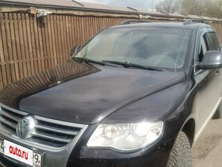 2009 Volkswagen Touareg I Рестайлинг, чёрный, 1000000 рублей, вид 4