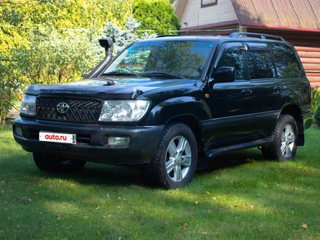 2007 Toyota Land Cruiser 100 Series Рестайлинг 2, чёрный, 3300000 рублей, вид 2