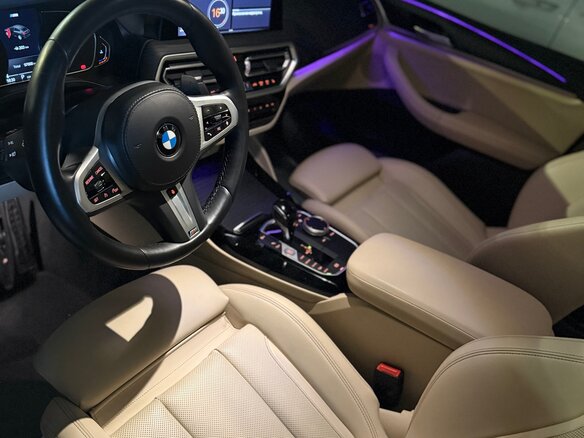2021 BMW X4 20d II (G02) Рестайлинг, серый - вид 5