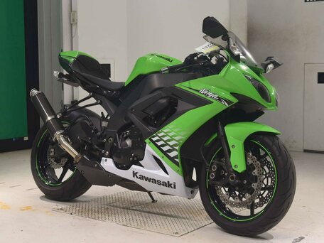 2010 Kawasaki ZX-10R Ninja, зелёный, 895000 рублей, вид 3