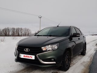 2017 Lada (ВАЗ) Vesta I, зелёный, 680000 рублей, вид 1