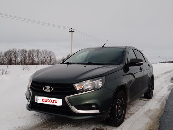 2017 Lada (ВАЗ) Vesta I, зелёный, 680000 рублей