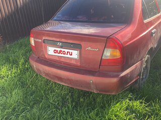 2003 Hyundai Accent II, красный, 200000 рублей, вид 5
