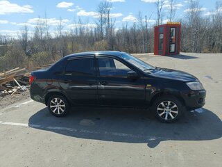 2013 Lada (ВАЗ) Granta I, чёрный, 350000 рублей, вид 5