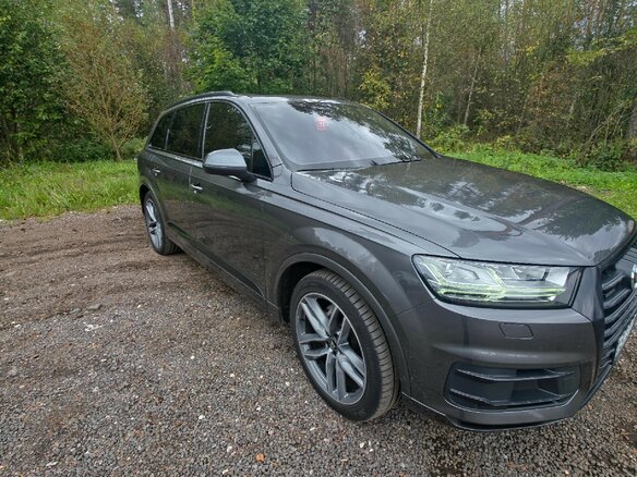 2019 Audi Q7 II (4M), серый