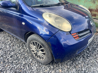 2003 Nissan Micra III (K12), синий, 260000 рублей, вид 4