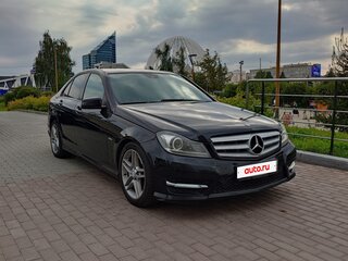 2012 Mercedes-Benz C-Класс 180 BlueEFFICIENCY III (W204) Рестайлинг, чёрный, 1450000 рублей, вид 3