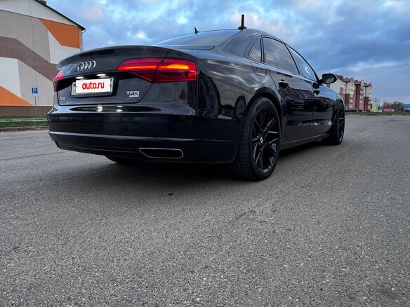 2013 Audi A8 Long III (D4) Рестайлинг, чёрный, 2000000 рублей - вид 5