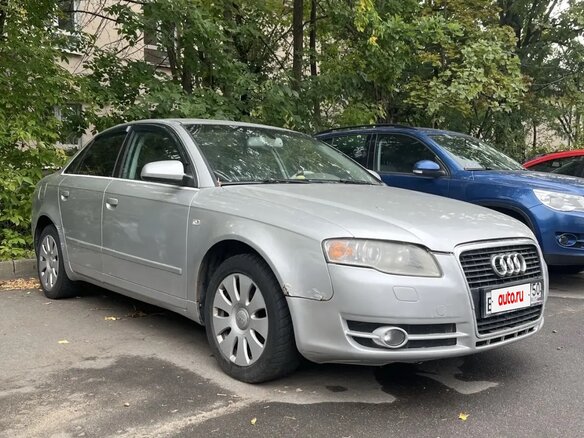 2006 Audi A4 III (B7), серебристый, 450000 рублей - вид 4