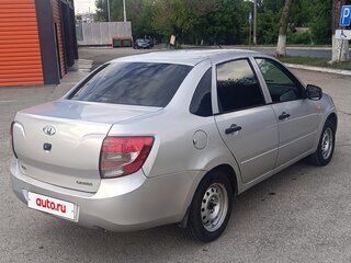 2012 Lada (ВАЗ) Granta I, серебристый, 299000 рублей, вид 4