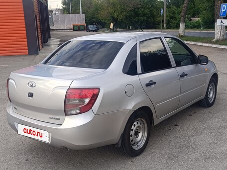 2012 Lada (ВАЗ) Granta I, серебристый, 295000 рублей, вид 4