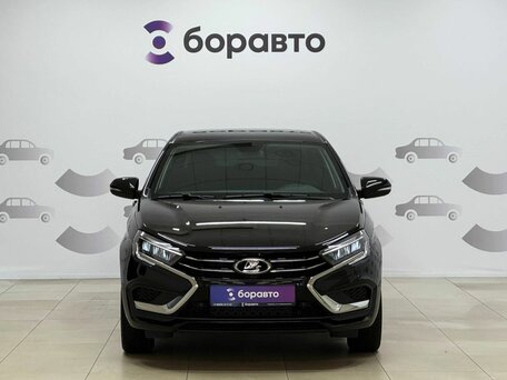 2024 Lada (ВАЗ) Vesta I Рестайлинг (NG), чёрный, 1225000 рублей, вид 2