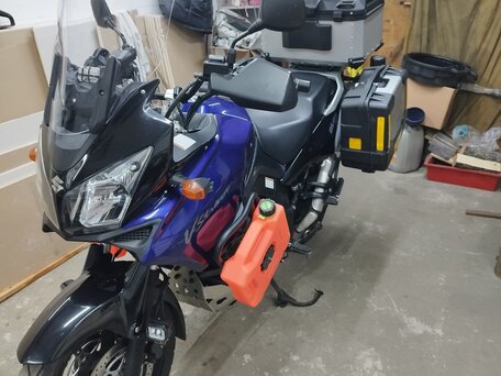 2005 Suzuki V-Strom 1000, синий, 580000 рублей, вид 1