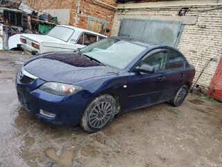2008 Mazda 3 I (BK) Рестайлинг, синий, 350000 рублей, вид 3