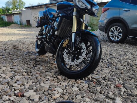 2010 Triumph Street Triple, чёрный, 440000 рублей, вид 3